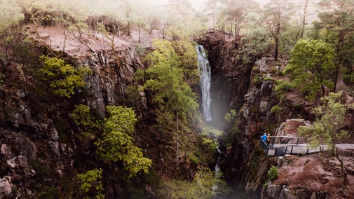Walk to Stanley Ghyll Force from Eskdale Campsite, Lake District